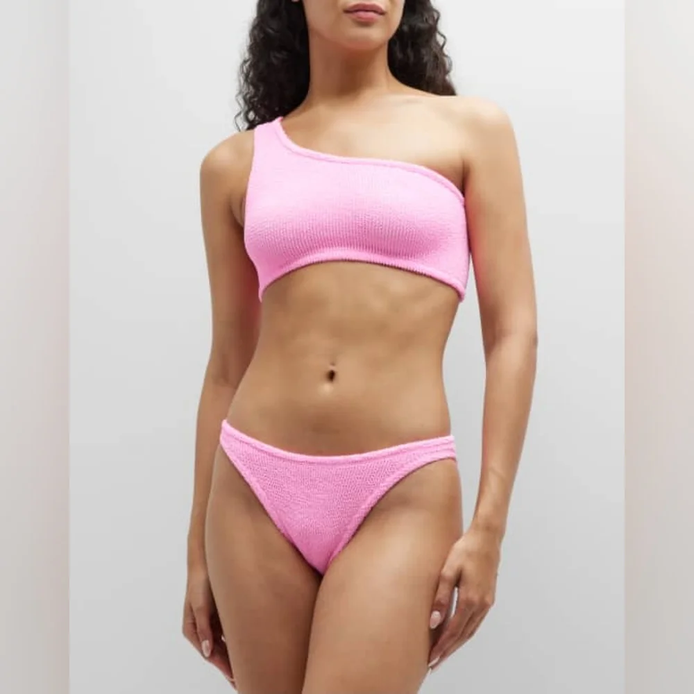 💓💓💓Hunza G Nancy one shoulder swim suit bikini bubblegum - Picture 6 of 14